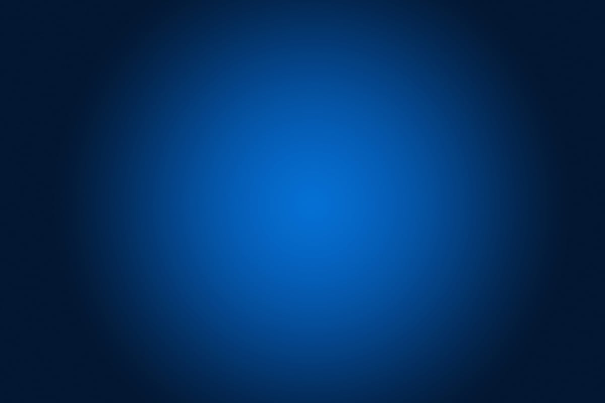 Blue gradient background.